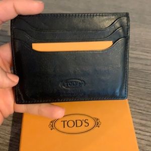 Tods leather wallet/ card holder